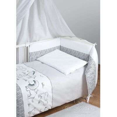 BabyMatex Bianco Safari Zestaw pościeli - BabyMatex Bianco BabyMatex Bianco Safari Zestaw pościeli - BabyMatex Bianco