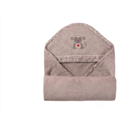 Serviette à Capuche Bambou Baby Matex - 100x100 cm - Serviette Bébé - Publicité Serviette à Capuche Bambou Baby Matex - 100x100 cm - Serviette Bébé - Publicité
