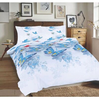 UNIVERSAL - Cotton - Mariposas - 160x200/70x80 - Juego de cama UNIVERSAL - Cotton - Mariposas - 160x200/70x80 - Juego de cama