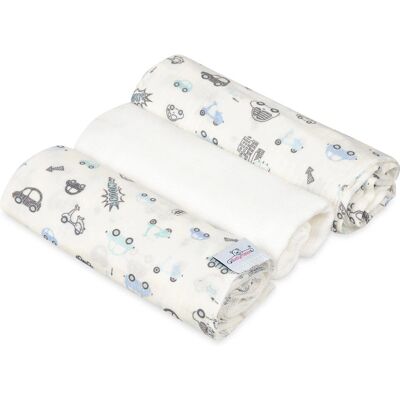 Babymatex Bawełniana Muślin 3 Sztuki - Pieluchy dla Dzieci Babymatex Bawełniana Muślin 3 Sztuki - Pieluchy dla Dzieci