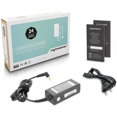 Movano - 19V 2.37A - 5.5x2.5 - Zasilacz do laptopa Movano - 19V 2.37A - 5.5x2.5 - Zasilacz do laptopa