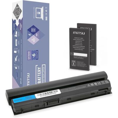 Mitsu - Batteria per laptop - 4400mAh, 6 celle, per Dell E6220/E6320 - Batteria laptop Mitsu - Batteria per laptop - 4400mAh, 6 celle, per Dell E6220/E6320 - Batteria laptop