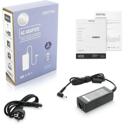 Caricabatterie Mitsu 19V 2.37A (4.0X1.35) - Asus Zm/As19237e 45W Caricabatterie Mitsu 19V 2.37A (4.0X1.35) - Asus Zm/As19237e 45W
