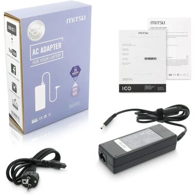 Mitsu 19,5V 4,62A Laptop-Ladegerät - DELL 90W Mitsu 19,5V 4,62A Laptop-Ladegerät - DELL 90W
