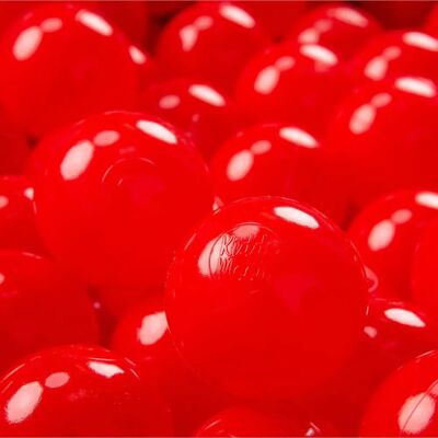KiddyMoon 700 Balles Rouges - Balles de Jeu - Publicité KiddyMoon 700 Balles Rouges - Balles de Jeu - Publicité