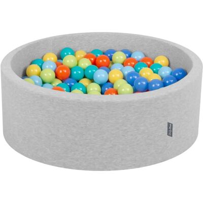 KiddyMoon Piscine à Boules en Mousse - Multicolore, 90x30cm - Jeu Sensoriel - Publicité KiddyMoon Piscine à Boules en Mousse - Multicolore, 90x30cm - Jeu Sensoriel - Publicité