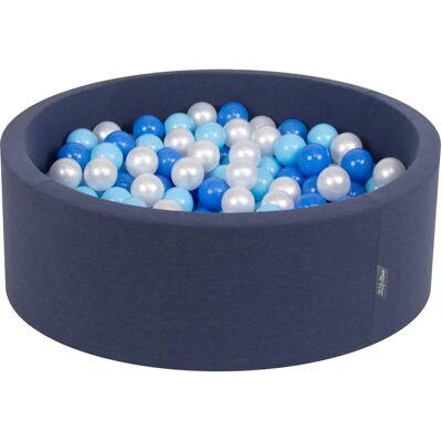 KIDDYMOON 90X30cm/200 Boules ∅ 7Cm Piscine Pour Enfants - Bleu Marine - Parc à Boules - Publicité KIDDYMOON 90X30cm/200 Boules ∅ 7Cm Piscine Pour Enfants - Bleu Marine - Parc à Boules - Publicité