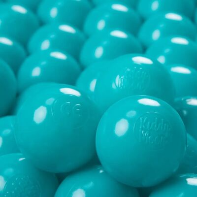 Ballons en plastique Kiddymoon - Turquoise - 6cm - Accessoires piscine - Publicité Ballons en plastique Kiddymoon - Turquoise - 6cm - Accessoires piscine - Publicité