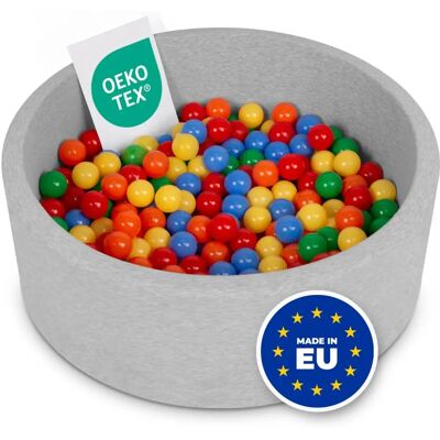 Selonis Piscine à Boules Souple - 90x30cm, 200 Balles, Mousse, Multicolore - Publicité Selonis Piscine à Boules Souple - 90x30cm, 200 Balles, Mousse, Multicolore - Publicité