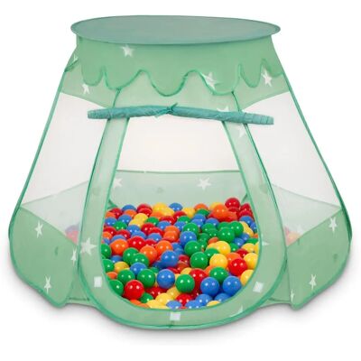 SELONIS - Tenda de Brincar - 105x90cm - Zestaw Plastikowych Kul - Namiot Zabawowy SELONIS - Tenda de Brincar - 105x90cm - Zestaw Plastikowych Kul - Namiot Zabawowy