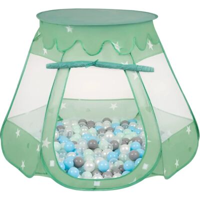 Domek do Zabawy Selonis 105x90cm - Zamek lub Muszla z Kulami Domek do Zabawy Selonis 105x90cm - Zamek lub Muszla z Kulami