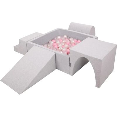 Espace de Jeu en Mousse pour Enfants - Boules et Modules - Publicité Espace de Jeu en Mousse pour Enfants - Boules et Modules - Publicité