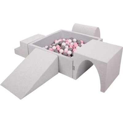 Ensemble de jeu en mousse KiddyMoon - Soft avec bassin de balles - Publicité Ensemble de jeu en mousse KiddyMoon - Soft avec bassin de balles - Publicité