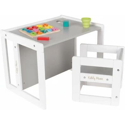 Mesa de Madera con Silla KiddyMoon - Set de Muebles para Niños Mesa de Madera con Silla KiddyMoon - Set de Muebles para Niños