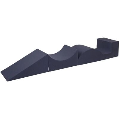 KiddyMoon Terrain de Jeu en Mousse Bleu Foncé - Parcours d'obstacles pour enfants - Publicité KiddyMoon Terrain de Jeu en Mousse Bleu Foncé - Parcours d'obstacles pour enfants - Publicité