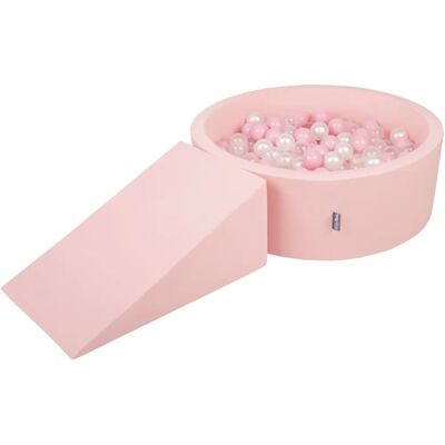 KiddyMoon Terrain de Jeux en Mousse Rose - Ensemble souple avec piscine à balles - Publicité KiddyMoon Terrain de Jeux en Mousse Rose - Ensemble souple avec piscine à balles - Publicité