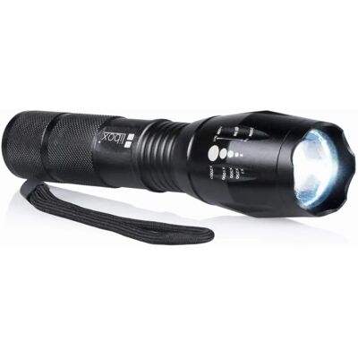 Libox LB0110 LED-Taschenlampe - Handlampe, 12/18 cm, Schwarz Libox LB0110 LED-Taschenlampe - Handlampe, 12/18 cm, Schwarz