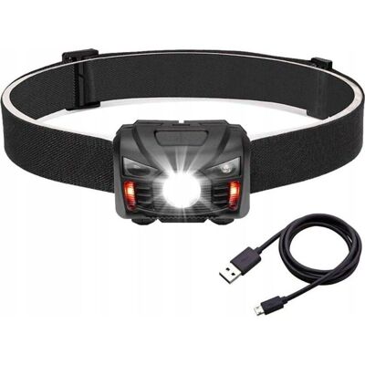 VAYOX VA0020 Stirnlampe - 500m Reichweite - Verstellbar 60° - Wiederaufladbar VAYOX VA0020 Stirnlampe - 500m Reichweite - Verstellbar 60° - Wiederaufladbar