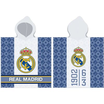 Real Madrid - 72675 - lichtblau - 60 x 120 cm - Poncho Real Madrid - 72675 - lichtblau - 60 x 120 cm - Poncho