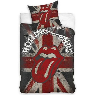 Rolling Stones Union Jack Cotton Duvet Cover - EU Size Rolling Stones Union Jack Cotton Duvet Cover - EU Size