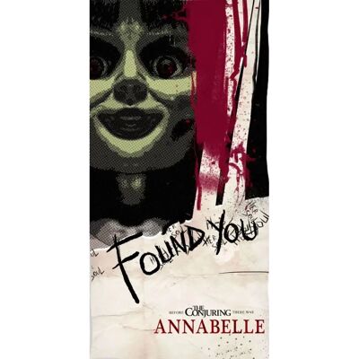 Warner Bros. Annabelle Multicolor Handdoek - Badhanddoek Warner Bros. Annabelle Multicolor Handdoek - Badhanddoek