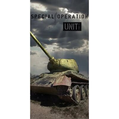 Carbotex Tank Army Badhanddoek 70x140 cm Carbotex Tank Army Badhanddoek 70x140 cm