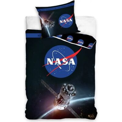 Poszwa na kołdrę NASA Satellite - 140x200 cm - Czarny Poszwa na kołdrę NASA Satellite - 140x200 cm - Czarny