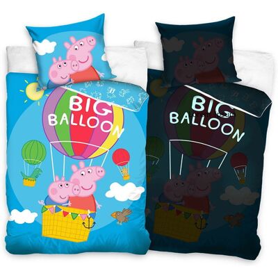 Peppa Pig - ŚWINKA PEPPA Glow 160x200 - Bedding set Peppa Pig - ŚWINKA PEPPA Glow 160x200 - Bedding set