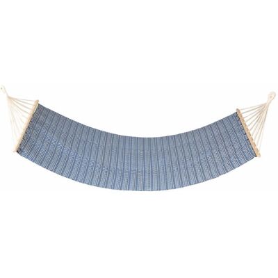 Spokey Zuni Hängematte Baumwolle Blau-Weiß - Hängematte Spokey Zuni Hängematte Baumwolle Blau-Weiß - Hängematte