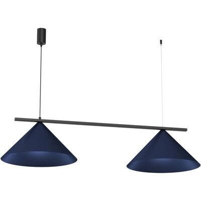 Capital Navy Blue Pendelleuchte - Konische Höhenverstellung Capital Navy Blue Pendelleuchte - Konische Höhenverstellung