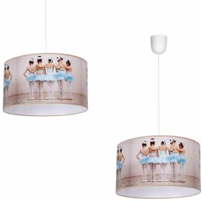 Milagro Ballerina Pendelleuchte - Verstellbar 60W E27 Kinder Milagro Ballerina Pendelleuchte - Verstellbar 60W E27 Kinder