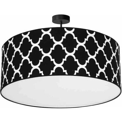 Lampada Sospensione Nera Milagro Pierre - 3xE27 - Illuminazione Soggiorno Lampada Sospensione Nera Milagro Pierre - 3xE27 - Illuminazione Soggiorno