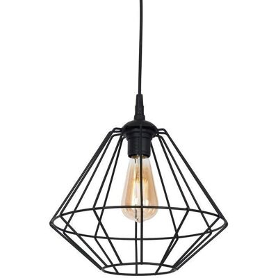 Milagro Black Pendant Lamp Colin - E27, Adjustable, Industrial Decor Milagro Black Pendant Lamp Colin - E27, Adjustable, Industrial Decor