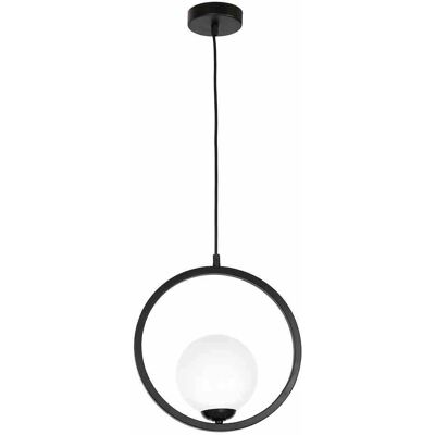 Suspension Boston Milagro Noire - Lampe Suspendue - Publicité Suspension Boston Milagro Noire - Lampe Suspendue - Publicité