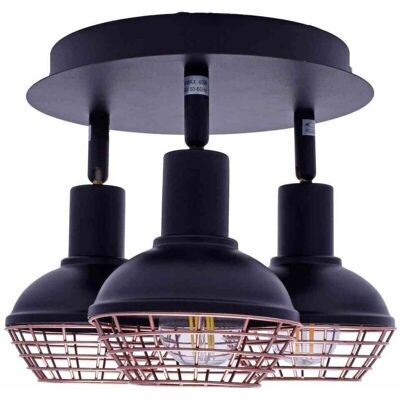 Lampe Plafond Milagro Logan - 3 E14 - Design Moderne - Publicité Lampe Plafond Milagro Logan - 3 E14 - Design Moderne - Publicité