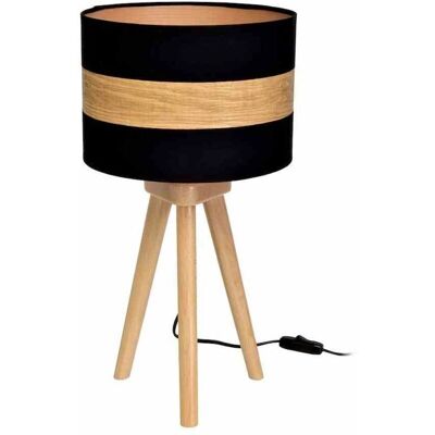Lampa Nowoczesny Styl Skandynawski Milagro - Czarny Drewniany Design Lampa Nowoczesny Styl Skandynawski Milagro - Czarny Drewniany Design