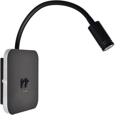 Lampada da Notte Milagro - Regolabile, USB, Moderna - Lampada da notte Lampada da Notte Milagro - Regolabile, USB, Moderna - Lampada da notte