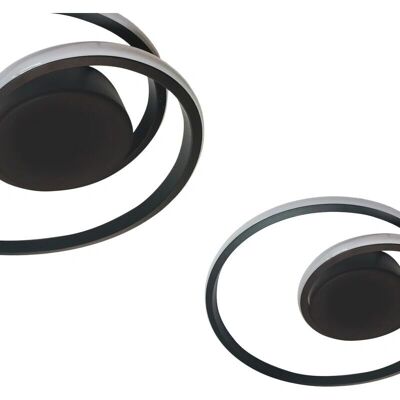 Milagro Schwarze 30W LED Deckenlampe - Deckenleuchte Milagro Schwarze 30W LED Deckenlampe - Deckenleuchte