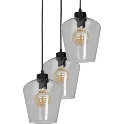 Lampada sospensione trasparente Milagro Santiago - 3xE27 Lampada sospensione trasparente Milagro Santiago - 3xE27