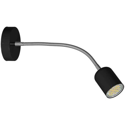 Milagro Maxi Black Wall Lamp - Adjustable Modern Scandinavian Wall Light Milagro Maxi Black Wall Lamp - Adjustable Modern Scandinavian Wall Light