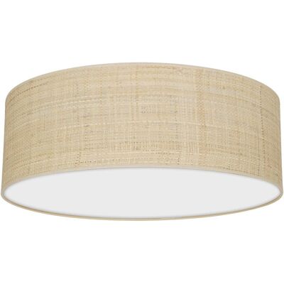 Milagro Ceiling Lamp White / Rattan 50cm - Ceiling Lamp Milagro Ceiling Lamp White / Rattan 50cm - Ceiling Lamp