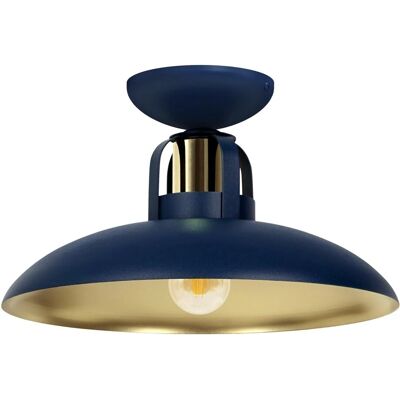 Milagro Felix Blau/Gold Deckenlampe - Industrieller Stil Milagro Felix Blau/Gold Deckenlampe - Industrieller Stil