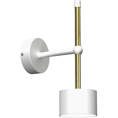 Milagro Wandlampe Arena weiß/gold - Wandleuchte Milagro Wandlampe Arena weiß/gold - Wandleuchte