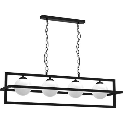 Lampe Suspendue Noire Eko-Light avec 4 Ampoules LED E14 - Lampe Suspendue - Publicité Lampe Suspendue Noire Eko-Light avec 4 Ampoules LED E14 - Lampe Suspendue - Publicité