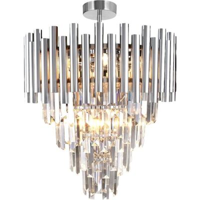 Eko-Light Madison Chrome 9xE14 - Lampe de plafond - Publicité Eko-Light Madison Chrome 9xE14 - Lampe de plafond - Publicité