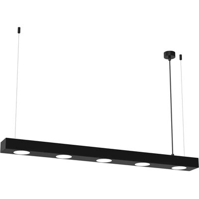 Lampe suspendue Alexander Eko-Light - Noir - 5 Luminaires - Publicité Lampe suspendue Alexander Eko-Light - Noir - 5 Luminaires - Publicité
