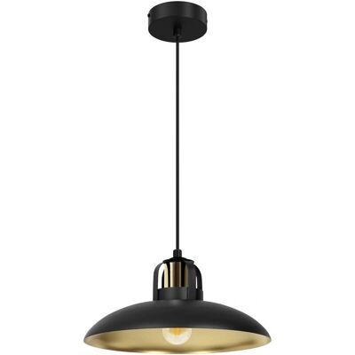 Luminaire suspendu Milagro Felix Noir/Or - Style industriel - Publicité Luminaire suspendu Milagro Felix Noir/Or - Style industriel - Publicité