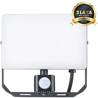 Eko-Light LED Reflektor 50W PIR 5000lm 5000K - Oświetlenie Zewnętrzne Eko-Light LED Reflektor 50W PIR 5000lm 5000K - Oświetlenie Zewnętrzne