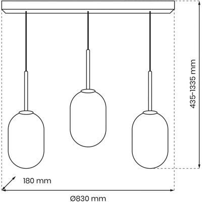 Eko-Light Złota Lampa Wisząca Alias 3xe14 - Lampa Wisząca Eko-Light Złota Lampa Wisząca Alias 3xe14 - Lampa Wisząca