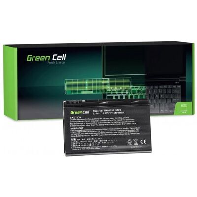 Green Cell Laptop-Akku - 6-Zellen Li-Ion - 4400mAh - Schwarz - für Acer Green Cell Laptop-Akku - 6-Zellen Li-Ion - 4400mAh - Schwarz - für Acer